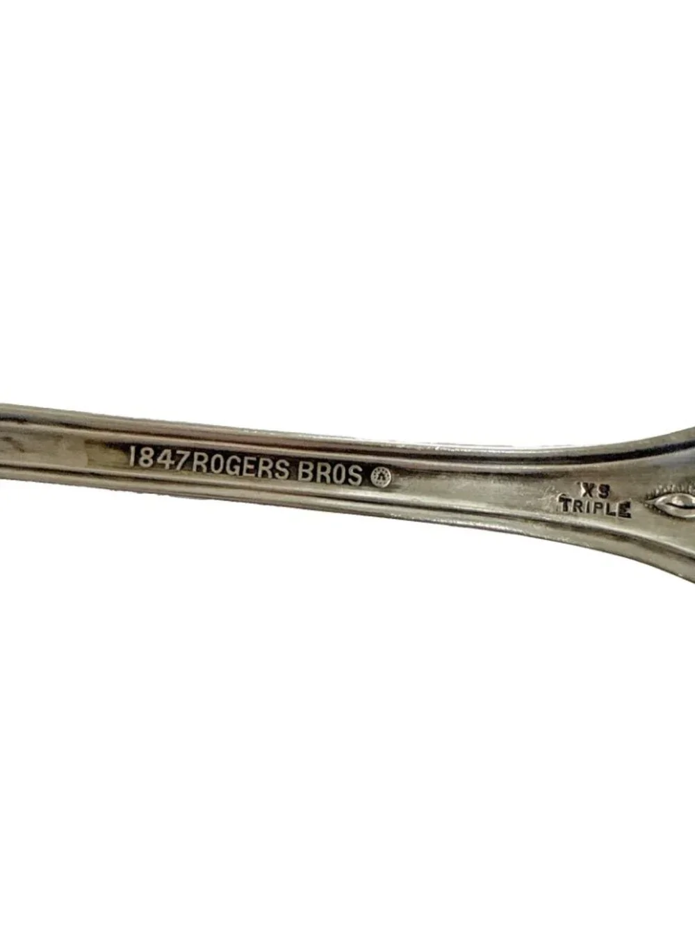 1847 Rogers Bros SHARON Silverplate Solid Gravy Serving Ladle No Mono